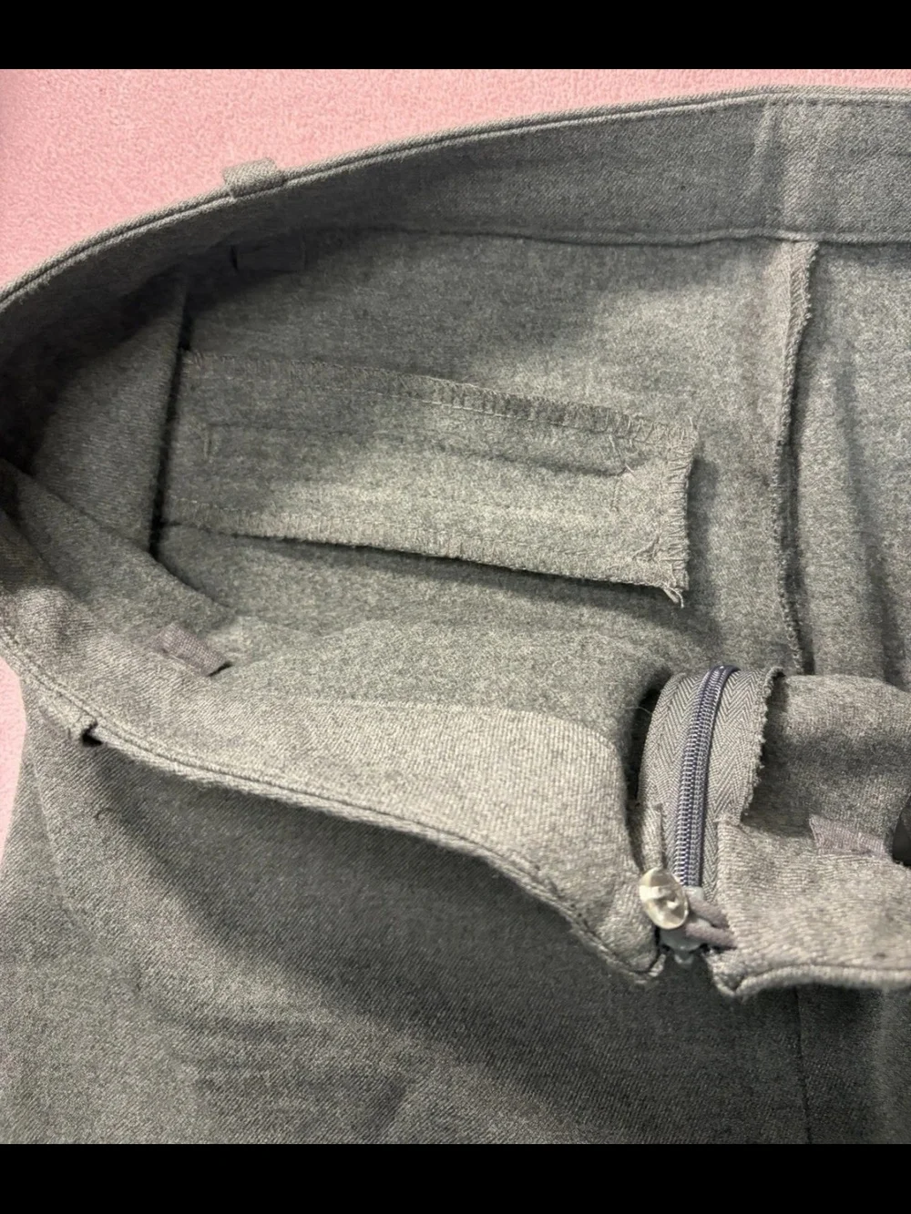 H&M Mini Skirt in Heathered Brown-Gray